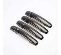 Couvercle de poignée de porte extérieure de voiture de rechange pour Suzuki Swift 2005-2017 - Coque de protection pour poignées de porte (2 boutons/aspect fibre de carbone)
