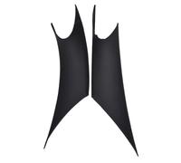 Couvercle de poignée de porte intérieure Couvercle Protection Poignée Porte 2 Pièces Pour Série 3 4 F30 F35 2012 - 2016(Black-2Pcs)