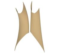 Couvercle de poignée de porte intérieure Couvercle Protection Poignée Porte 2 Pièces Pour Série 3 4 F30 F35 2012 - 2016(Beige-2Pcs)