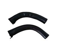 Couvercle de poignée de poussette, couverture de guidon poussette, Porte-poussette Baby Handle Couvrette Porte-poigterne Grip Protecteur Poussière de protecteur Détalable accoudoir en cuir 2 pcs