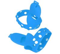 Couvercle de Poignée du Contrôleur, Couverture de contre le Joystick VR Réglable Confortable avec Sangle pour 2 (BLUE)