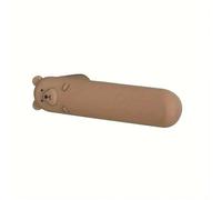 Couvercle de poignée porte en Silicone, gant Anti-Collision, protection murale Housse de Poignée de Réfrigérateur(Brown)