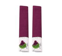 Couvercle de poignée porte réfrigérateur, gants, accessoires d'outils for la maison, couvercle à Double Housse de Poignée de Réfrigérateur(Purple)