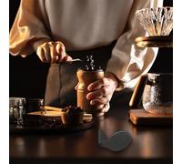 Couvercle de poignée pour moulin à café Comandante C40 MK4 - Bouton scellé manuel - Couvercle de rechange ergonomique pour protéger les grains de l'humidité et de la poussière (noir)