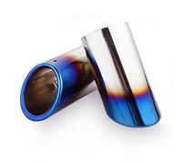 Couvercle De Pointe Silencieux D'échappement Voiture Accessoires Automobiles En Acier Inoxydable 1 Paire Pour VW Pour TIGUAN 2 Pour GOLF 6 7(Blue)