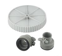 Couvercle de pompe à sable avec deux adaptateurs de tuyau de type B pour remplacement sur pompes Summer Wave SFX1000 SFX1500 pour améliorer l'eau et la circulation de la piscine