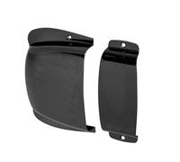 Couvercle de pont de micro, couvercle de micro de basse Jazz Vintage, accessoires de guitare, protecteur de fer pour basse de Jazz et plaque de pont (Black)