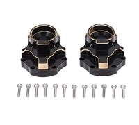 Couvercle de Portail intérieur arrière en Laiton, 2 pièces, boîtier de Simulation de Remplacement, Accessoires RC avec vis de réglage pour Voitures Traxxas RC