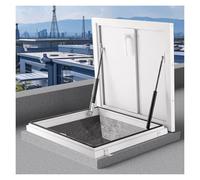 Couvercle de porte d'accès à isolation thermique 45 x 45 cm en fonte pour accès au toit, point d'accès durable et sûr, idéal pour l'entretien et les inspections.