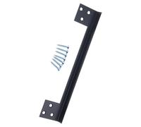Couvercle de porte de sécurité en forme de L en acier inoxydable de 2 mm d'épaisseur pour ouverture vers l'extérieur Couvercle de porte de 17,8 cm ou 27,9 cm avec vis et plaque de protection en forme