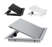 Couvercle de porte d'inspection magnétique, Construction en aluminium et en acier galvanisé, panneau d'inspection mur/plafond, adapté à n'importe quelle pièce(White,50x50cm)