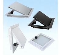 Couvercle De Porte D'inspection Magnétique, Couvercle De Porte D'accès Mural/plafond Intégré, Cadre En Aluminium, Dissimule Facilement Les Tuyaux, Câbles(Gray,50x60cm)