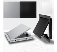 Couvercle de porte d'inspection magnétique, panneau d'accès en métal dissimulé au mur ou au plafond de 15-20-35-40-50 cm, for couvercles de cavité de plafond(Gray,50x50cm)
