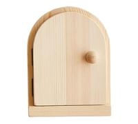 Couvercle de porte féerique, couvercle de sortie en bois pour décoration murale, protecteur plaque d'interrupteur en bois brûlé fabriqué à la main, ajoute l'enchantement au salon, à la chambr