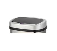 Kitchen Move Couvercle de poubelle de cuisine automatique Majestic Silver 58L