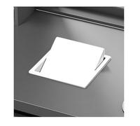 Couvercle de poubelle de comptoir, couvercle à clapet encastrable en acier inoxydable 304, surface brossée, couvercle pivotant pour poubelle, idéal pour bureau, restaurant, toilettes.(Blanc,22x10cm)