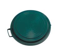 Couvercle de poubelle d'extérieur - 75 L - vert
