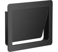 Couvercle De Poubelle Mural, Bac À Déchets Encastré Avec Ouverture Latérale, Trappe En Acier Inoxydable 304 Pour Porte D'armoire, Cuisine,Salle De Bain,Cafés,Restaurants, Magasins Style A,Black