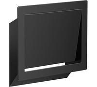 Couvercle De Poubelle Mural, Bac À Déchets Encastré Avec Ouverture Latérale, Trappe En Acier Inoxydable 304 Pour Porte D'armoire, Cuisine,Salle De Bain,Cafés,Restaurants, Magasins Style B,Black
