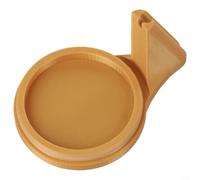 Couvercle de pour Moulin à Café Manuel pour comandante C40 pour mk4 - Protection Portable avec Joint Étanche en Caoutchouc, Design Ergonomique, pour pla, 8.2x8.2cm(gold)