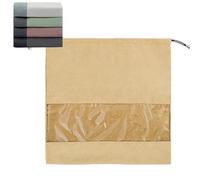 Couvercle de poussière en tissu en soie - Sac à crampons à poussière, pochette de rangement douce | Organisateur de voyage réutilisable avec conception unique, couvercle de cordon de talon de protecti