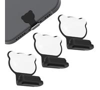 Couvercle de poussière USB C, couvercle du bouchon USB C | Ensemble de protecteur anti-poussière de 3 | Capes de protection de port USB C de silicone pour caméra informatique, écouteurs, audio, téléph