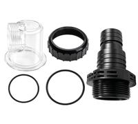 Couvercle de Préfiltre Transparent pour Pompe de Circulation de Piscine | Pièce de Rechange avec Joints Toriques Compatible avec SPS25, SPS50, SPS75, SPS100 et SPS100-1 (C)