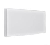 Couvercle de prise de courant étanche - Couvercle anti-poussière pour prise murale d'extérieur - Boîte de protection pour prise de courant (blanc) (noir)