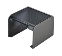Couvercle de prise d'extérieur étanche pour salle de bain et jardin, protection électrique avec support, protection murale extérieure pour sécurité électrique de terrasse, noir (transparent)