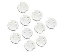 Couvercle de Prise Électrique Abs, Protection Garçon Fille, Lot de 10 | Blanc, sans Outil, pour Prises Murales Standard Françaises, Sécurité Maison, Familles Garçon Fille