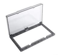 Couvercle de prise étanche de type 86 - 3 interrupteurs - En plastique ABS - Étanche à la poussière - Pour salle de bain, balcon, terrasse - Installation facile - Noir