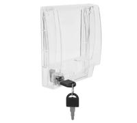 Couvercle de Prise Murale 86 Type, Plastique Verrouillable étanche | Boîtier Mural à Charnière, Surface Facile à Nettoyer, pour Pièces Humides et Salle de Lavage