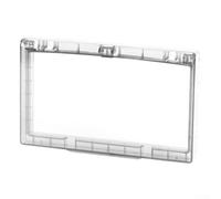 Couvercle de prise murale étanche en ABS pour protection de prise extérieure, couvercle de prise de salle de bain et plaque murale anti-poussière, compatible avec 86 interrupteurs de type et 3