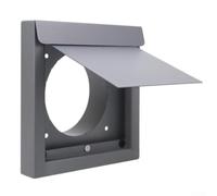 Couvercle de prise murale robuste en aluminium et zinc avec amortisseur incliné pour une meilleure prévention de la circulation de l'air des parasites et des éléments météorologiques, résistance