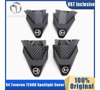 Couvercle de projecteur Original pour V4 Teverun FighterSupreme 7260R/Supreme +/SupremeUltra, couvercle de lampe pour Scooter électrique, pièces de couverture de lumière de pont 7206R 2 paires
