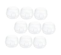 Couvercle de Protection 9 Pièces pour Bouton de Cuisinière à Gaz | Pp Blanc, Usage la Cuisine et Maison, Démontable et Lavable, pour Commandes de Four et Bouton de Cuisinière