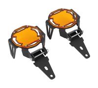 Couvercle de Protection Antibrouillard pour Moto, Protecteur de Lampe LED pour R1200GS/R1250GS Adventure LC (Orange)
