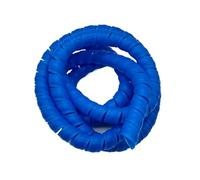 Couvercle de protection câble, rangement câbles, 2 mètres, tuyau machine robuste, manchon en spirale, tube d'enroulement for conduite d'huile hydraulique, anti-encombrement(Blue,ID 100mm)