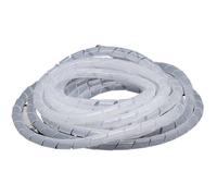 Couvercle de protection câble, rangement câbles, manchon en spirale, isolation faisceau conduit résistant aux hautes températures, circuit mécanique anti-encombrement(White,ID 18mm x 4 meters)