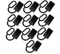 Couvercle de Protection de Connecteur de Chariot élévateur, Couvercle Anti-poussière de Connecteur de Capuchon de Connecteur 10 Pièces en Plastique Noir Résistant à l'eau pour