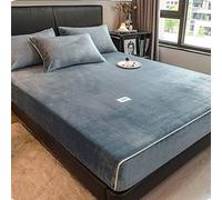 Couvercle de Protection de décoration de Matelas TFBHL, Linge de lit d'impression Antistatique à Double épaississement, Ourlet élastique pour s'adapter Parfaitement Autour de Votre Matelas,