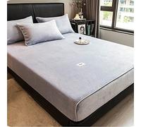 Couvercle de Protection de décoration de Matelas TFBHL, Linge de lit d'impression Antistatique à Double épaississement, Ourlet élastique pour s'adapter Parfaitement Autour de Votre Matelas,
