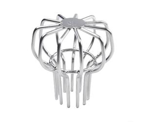 Couvercle de protection de gouttière en acier inoxydable 304 avec filet de drainage de toit, empêche l'accumulation de feuilles et de débris pour une performance fiable (50 mm)