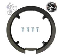 Couvercle de Protection de Pédalier Plateau Protection Chain Vélo Vélo Chaîne Garde de Roue Vélo Couvre-chaîne en Plastique Pedalier Vélo en Plastique avec 4 Vis pour 42 44 Dents Vélo VTT (4 Trous)