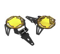 Couvercle de Protection de Phare Antibrouillard de qualité Supérieure pour R1200GS/R1250GS Adventure LC, Résistant aux Rayures, Look Unique pour les Pilotes Tout-terrain (YELLOW)