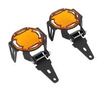 Couvercle de Protection de Phare Antibrouillard de qualité Supérieure pour R1200GS/R1250GS Adventure LC, Résistant aux Rayures, Look Unique pour les Pilotes Tout-terrain (ORANGE)