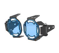 Couvercle de Protection de Phare Antibrouillard de qualité Supérieure pour R1200GS/R1250GS Adventure LC, Résistant aux Rayures, Look Unique pour les Pilotes Tout-terrain (BLUE)