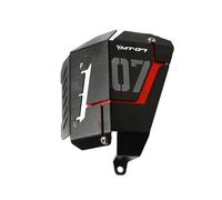 Couvercle de protection de réservoir de récupération de liquide de refroidissement, protection de radiateur MT07 FZ07 2024, Compatible avec MT-07 MT FZ 07 2014 2015 2016-2020 2021 2022 2023(Red MTMT07