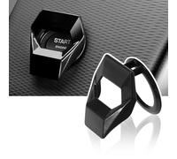 Couvercle De Protection DÉmarrage De Voiture, pour Mercedes Benz AMG GT A Class AMG C Class AMG GLC AMG Sport Voiture de Démarrage du Moteur D'arrêt Bouton Coque, Black