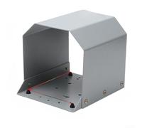 Couvercle de protection d'interrupteur à pied en fonte pour TFS-1 TFS-201 TFS-01 - Boîtier de protection robuste avec coussinets antidérapants - Couverture de pédale industrielle Gris 15 x 12 cm (gris